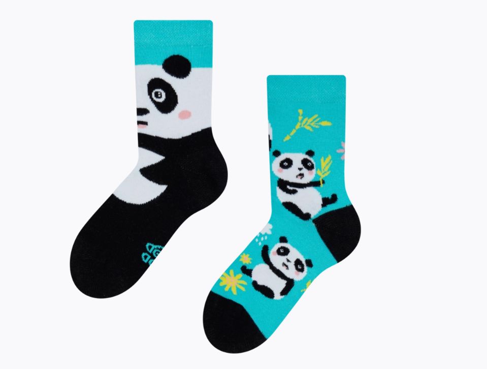 Chaussettes rigolotes pour enfants Panda 31-34