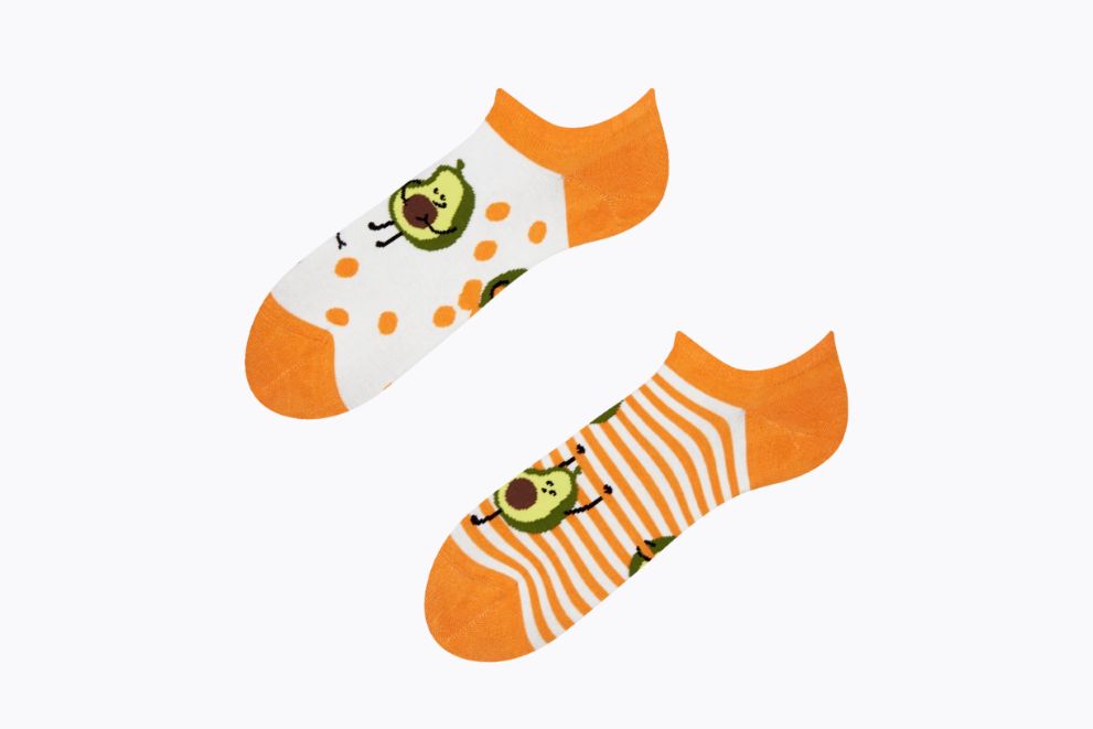 Socquettes rigolotes Avocat 35-38