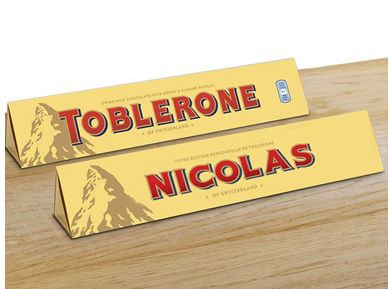 Toblerone barre 100g PRENOM