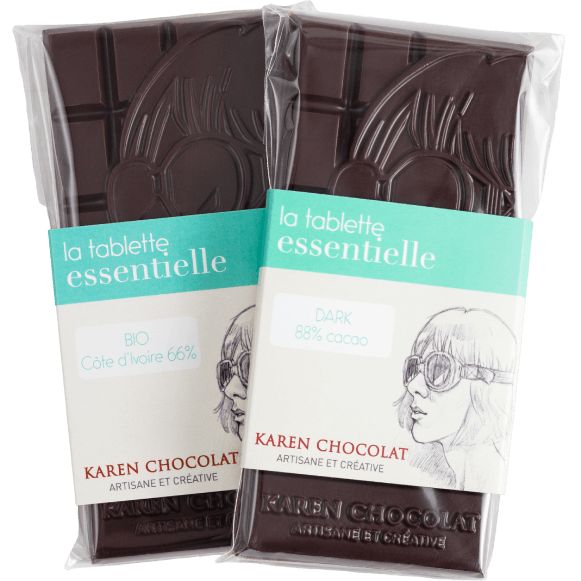 Les tablettes Essentielles - Karen Chocolat
