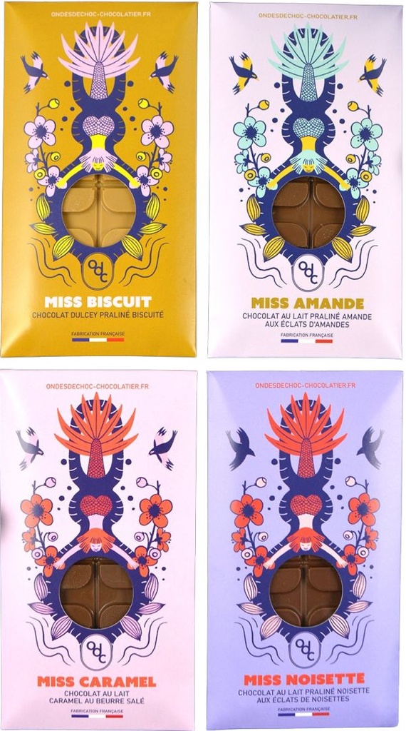 Tablette miss noisette (fourrée)