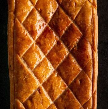 Galette frangipane chocolat 6 parts